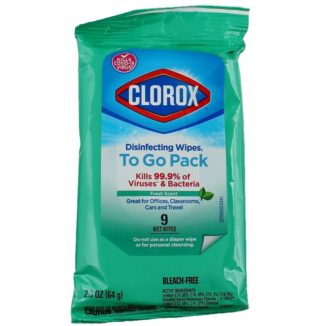 Clorox Wipes To Go Pack - 9 Wipes